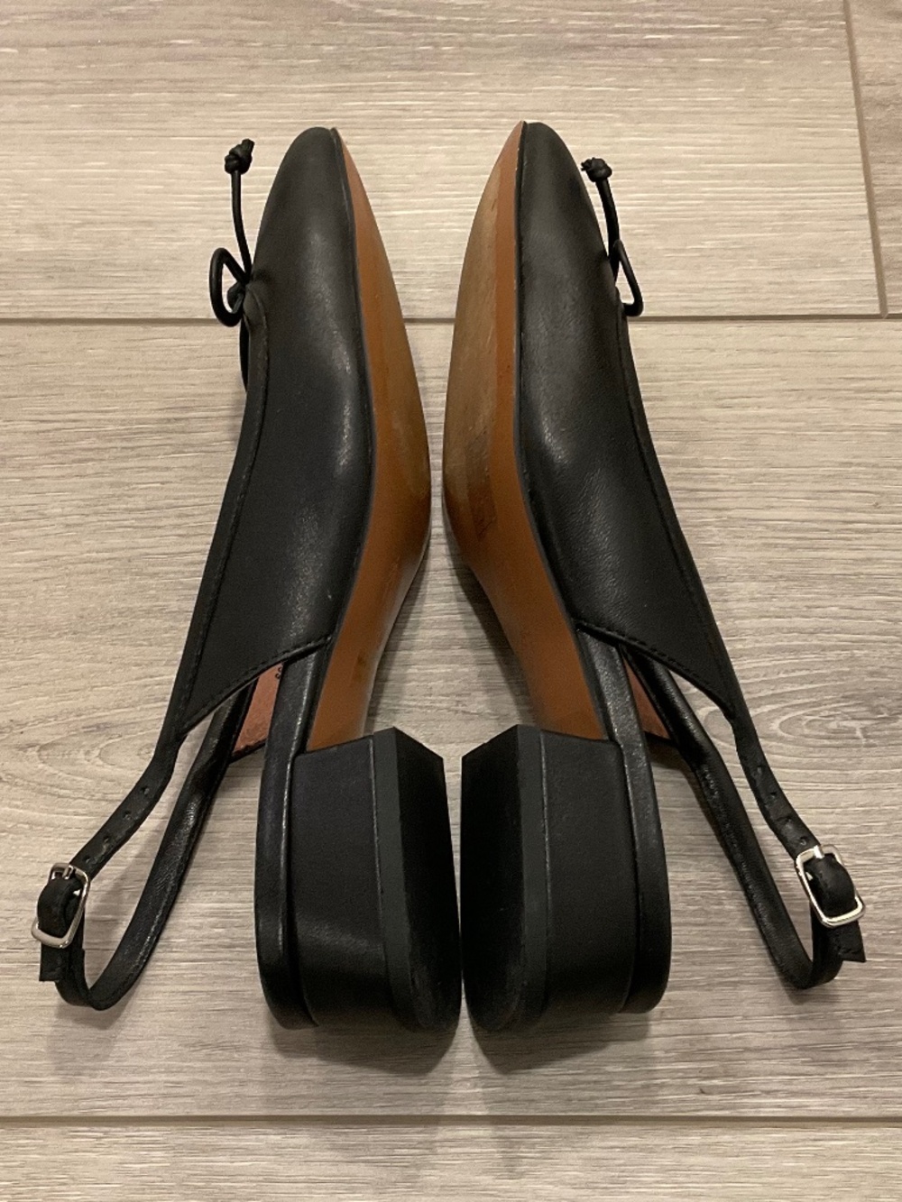 BIBI LOU Suzy Slingback Bow Heels in Black Size EU 36 - Picture 7 of 11